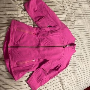 Hot pink lululemon define jacket